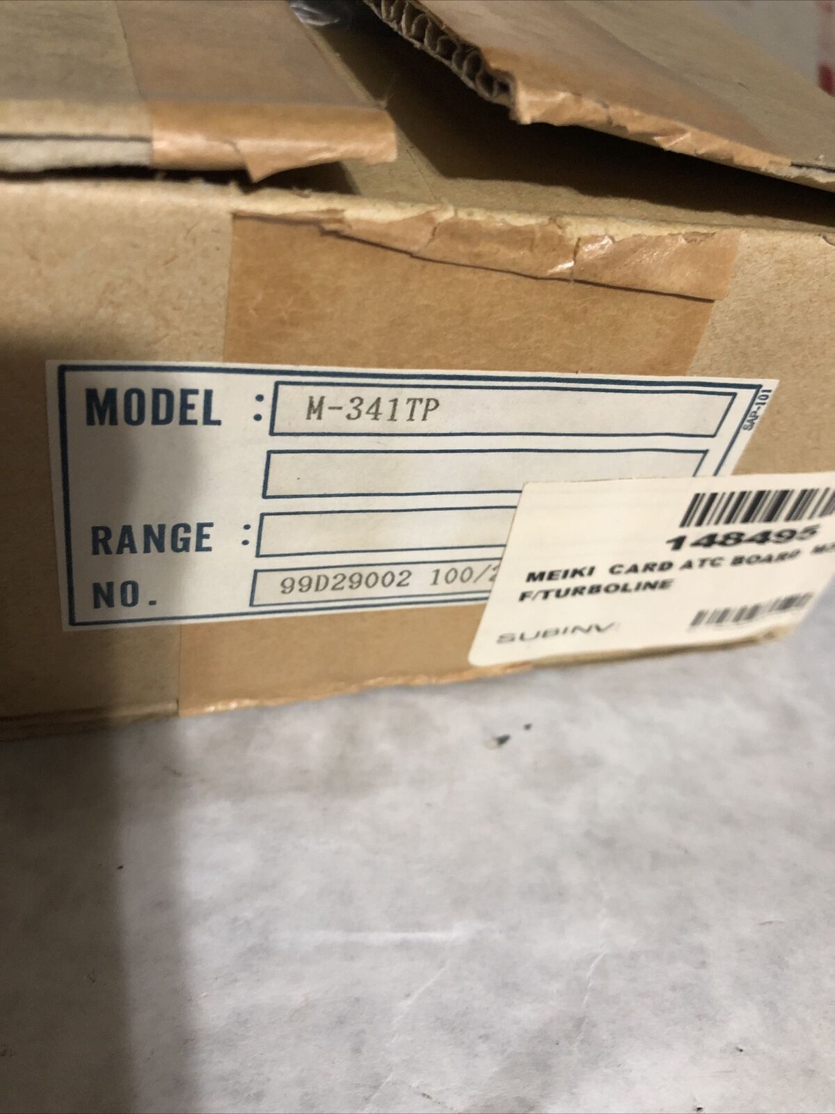New Meiki Control/Output Circuit Board M-341Tp, 07653030000,Fj