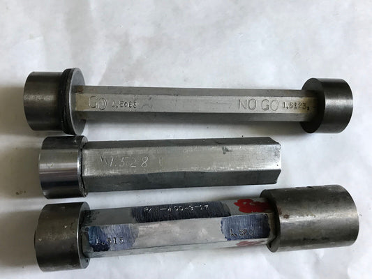 Lot The Pipe Machinery Go No Go Plug Gage 1.515 1.520 1.5069 1.5123 1.528,Ad