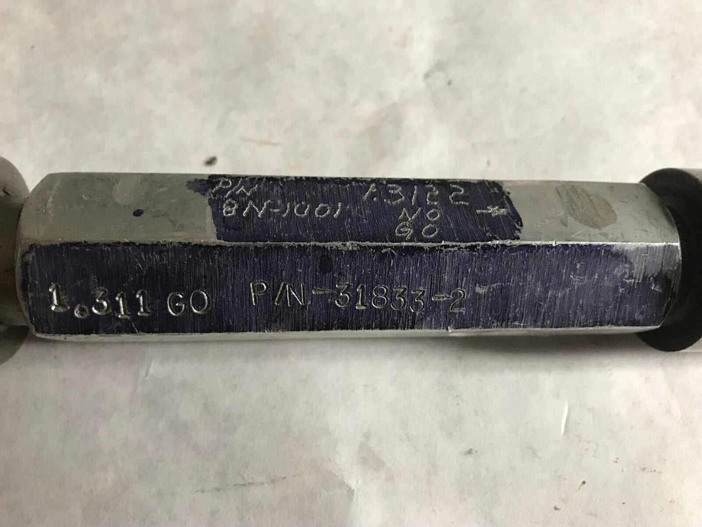 The Pipe Machinery Inspection Gage Go No Go Not Go  Plug Gage 1.311  1.3122,Et
