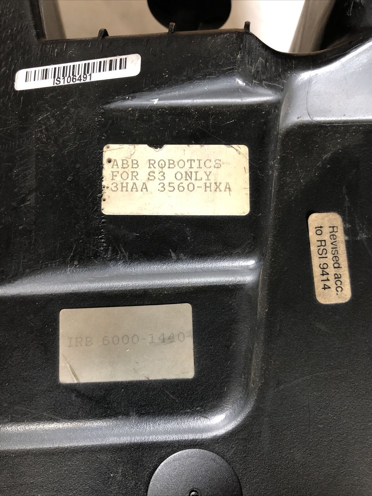 Abb Robitics 3Haa 3560-Hxa,Irb 6000-1440,Rsi 9414 Teaach Pendant,Bi,Bh
