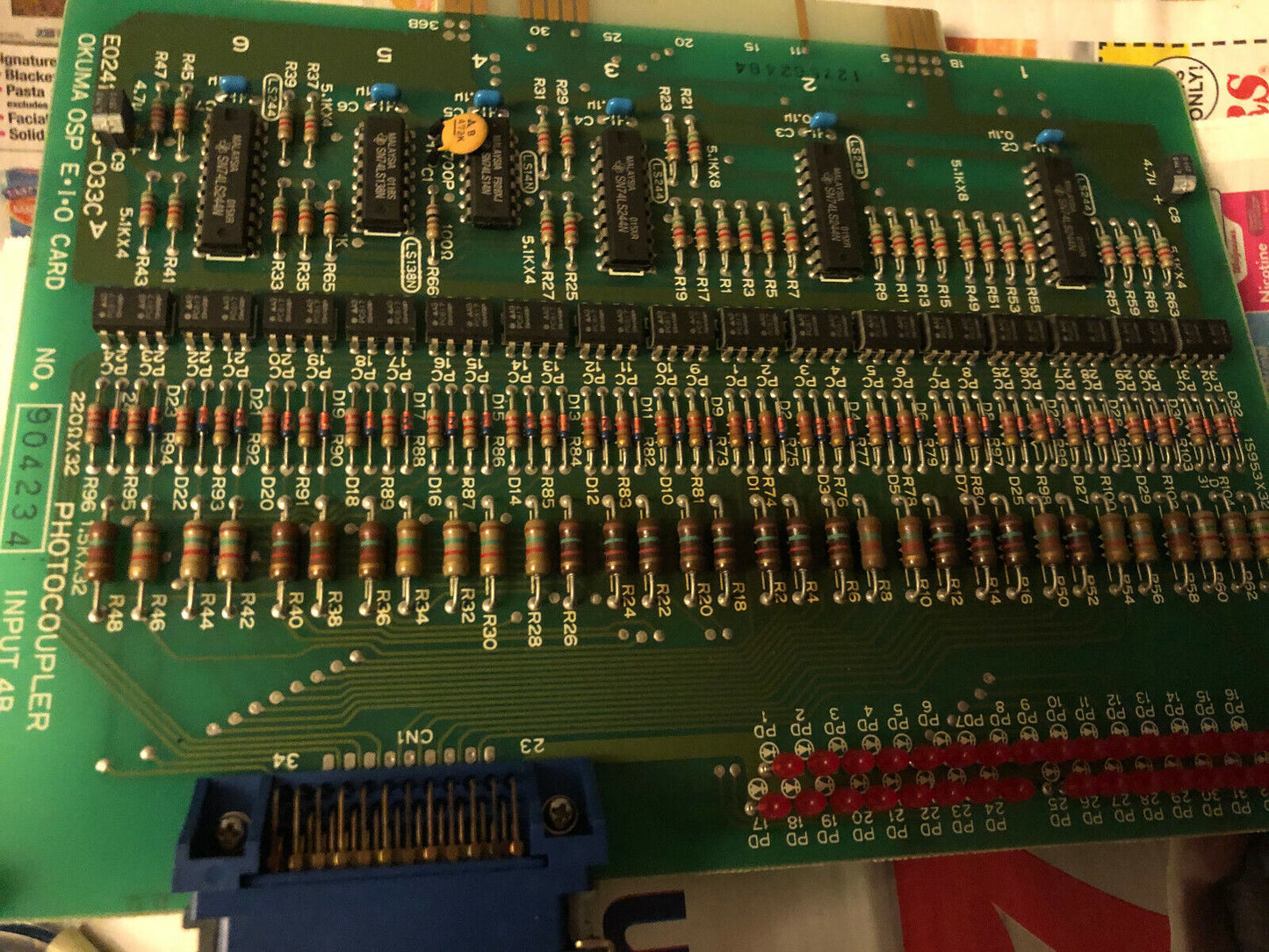 Okuma E0241-653-033C,Photocoupler Cnei3 Board,De