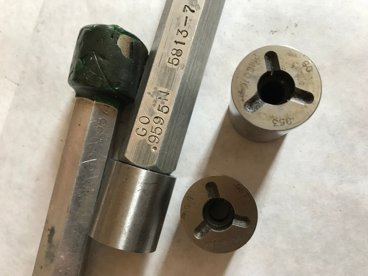 The Pipe Machinery 9595 Inspection Gage Go No Go Plug .9595 .957 .9570 .953,Ag