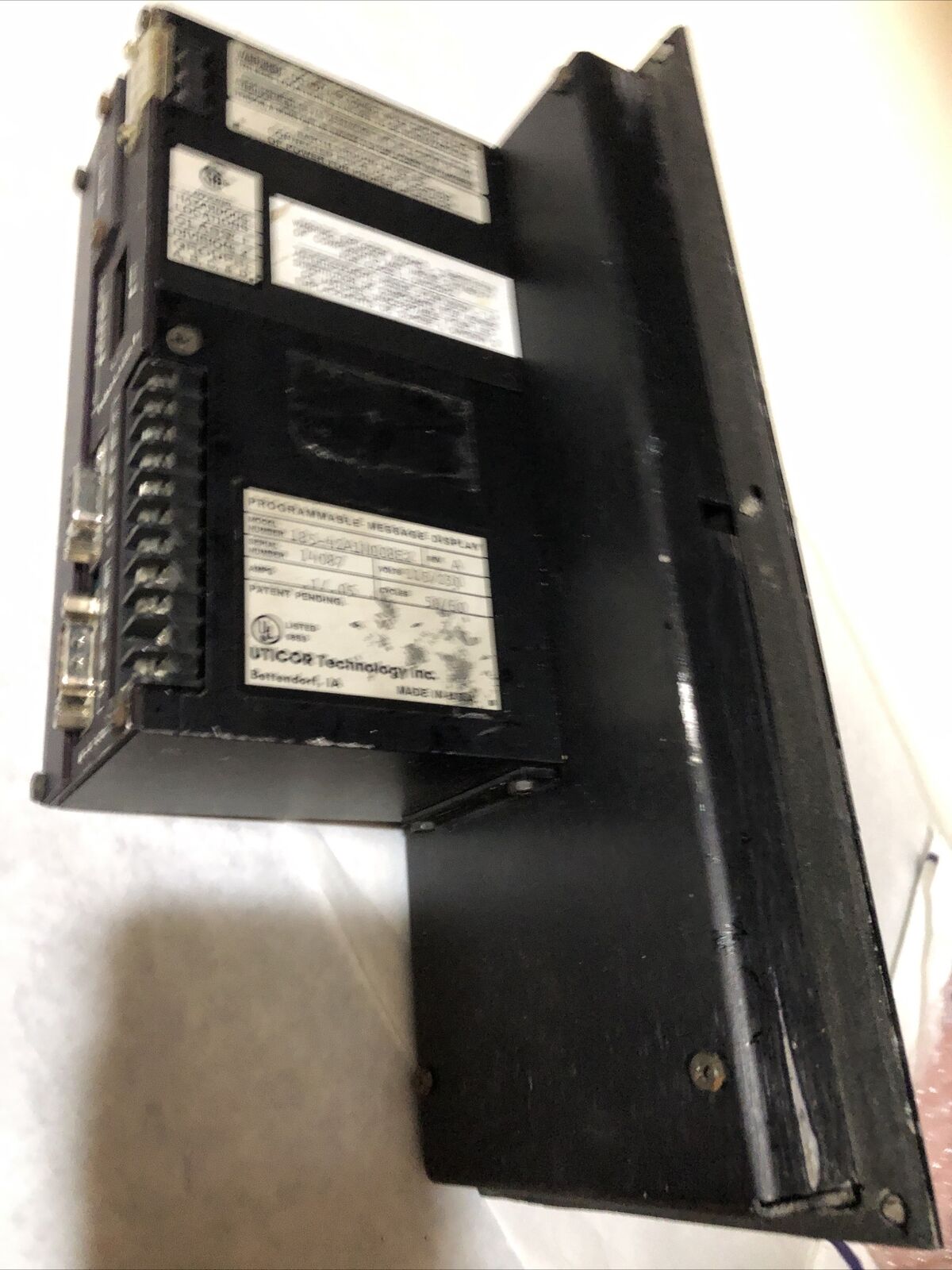 Uticor 185-42A1n008e2 Operator Interface Panel, 115/230 Vac Pci 185,Bf