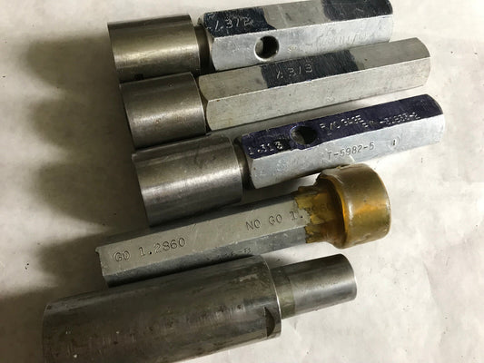 The Pipe Machinery Inspection Gage Go No Go Plug 1.2960,1.313,1.312,1.305,1.313