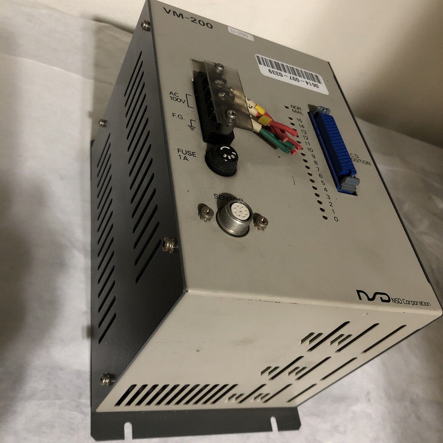 Nsd Vm-200-S50 Position Control Drive Nsd Vm-200,Mre-16Sp062,Bo,Fi