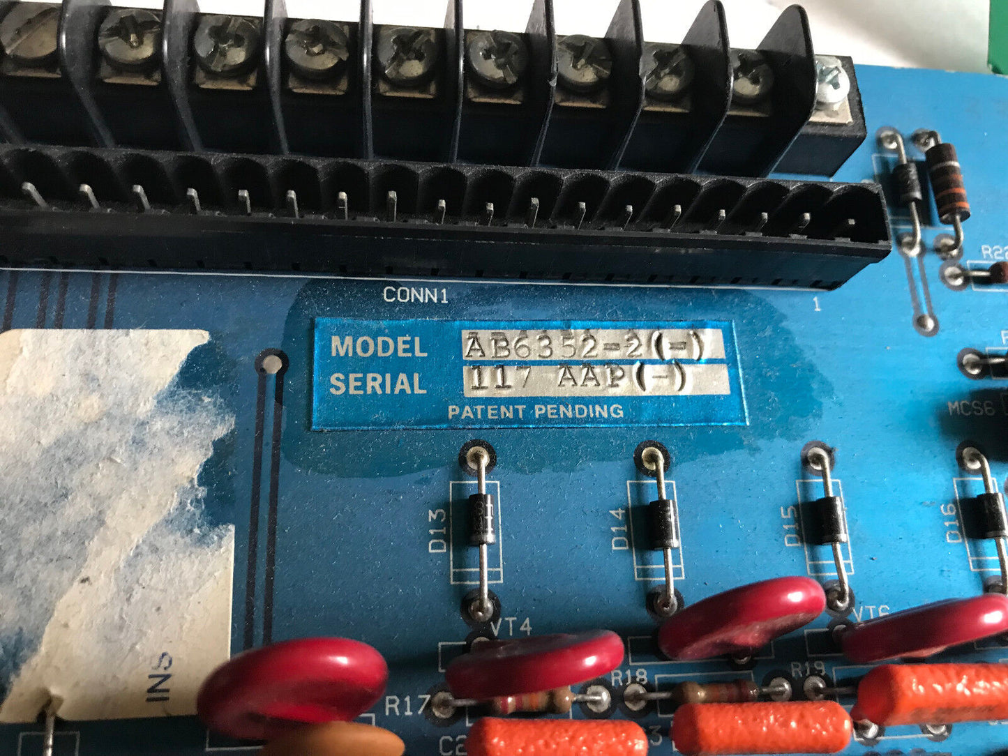 Pillar Ab6352-2,Ab6352-2 (-) Br459-1 Rev. A Robotic Servo Control Board,Si