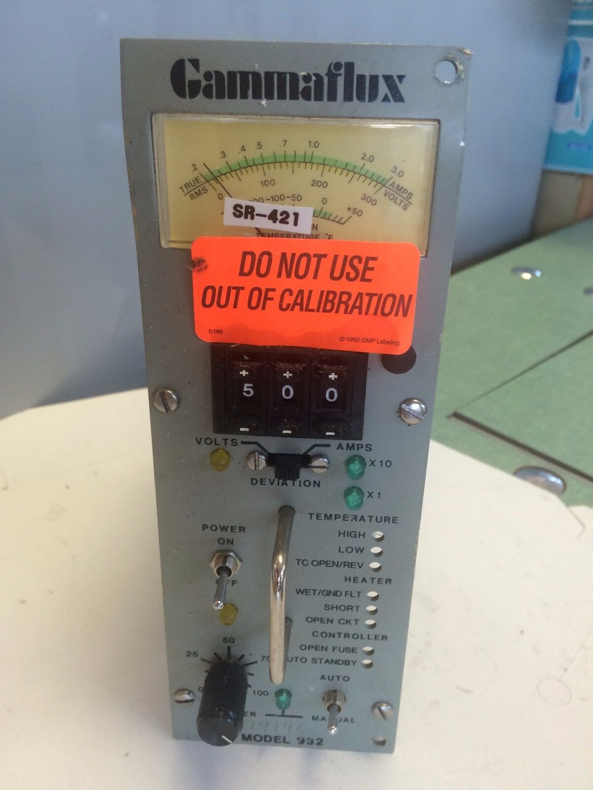 Gammaflux 932 Single Zone Temperature Control (Missed Top Part As Pics),Ct