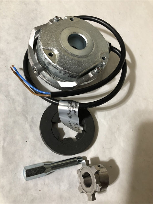 New Keb 023813N-305U Motor Brake, 48 Vdc, 25 Watts, 3.7 Ft-Lb 1/2" Bore,Fi