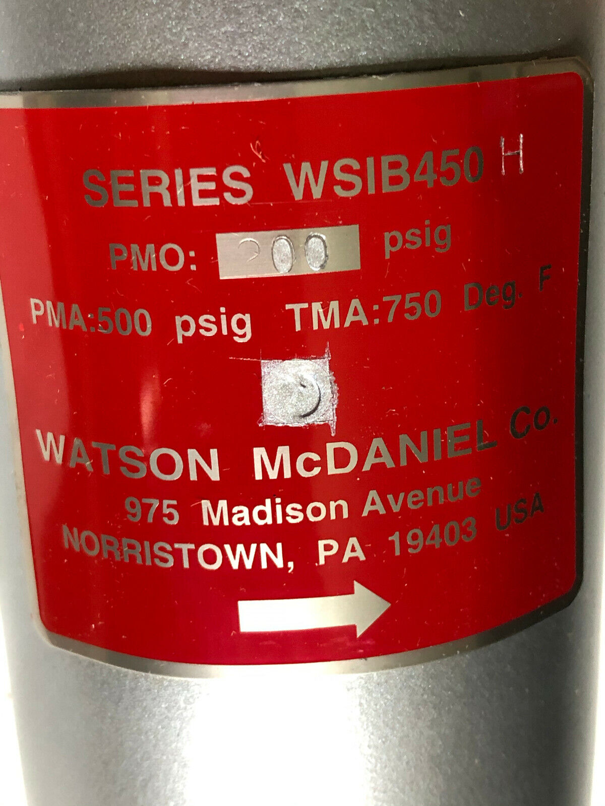 New 1/2" Watson Mcdaniel Wsib450 H,Wsibh-200-12,02005,Cf3 Bucket Steam Trap,Ac