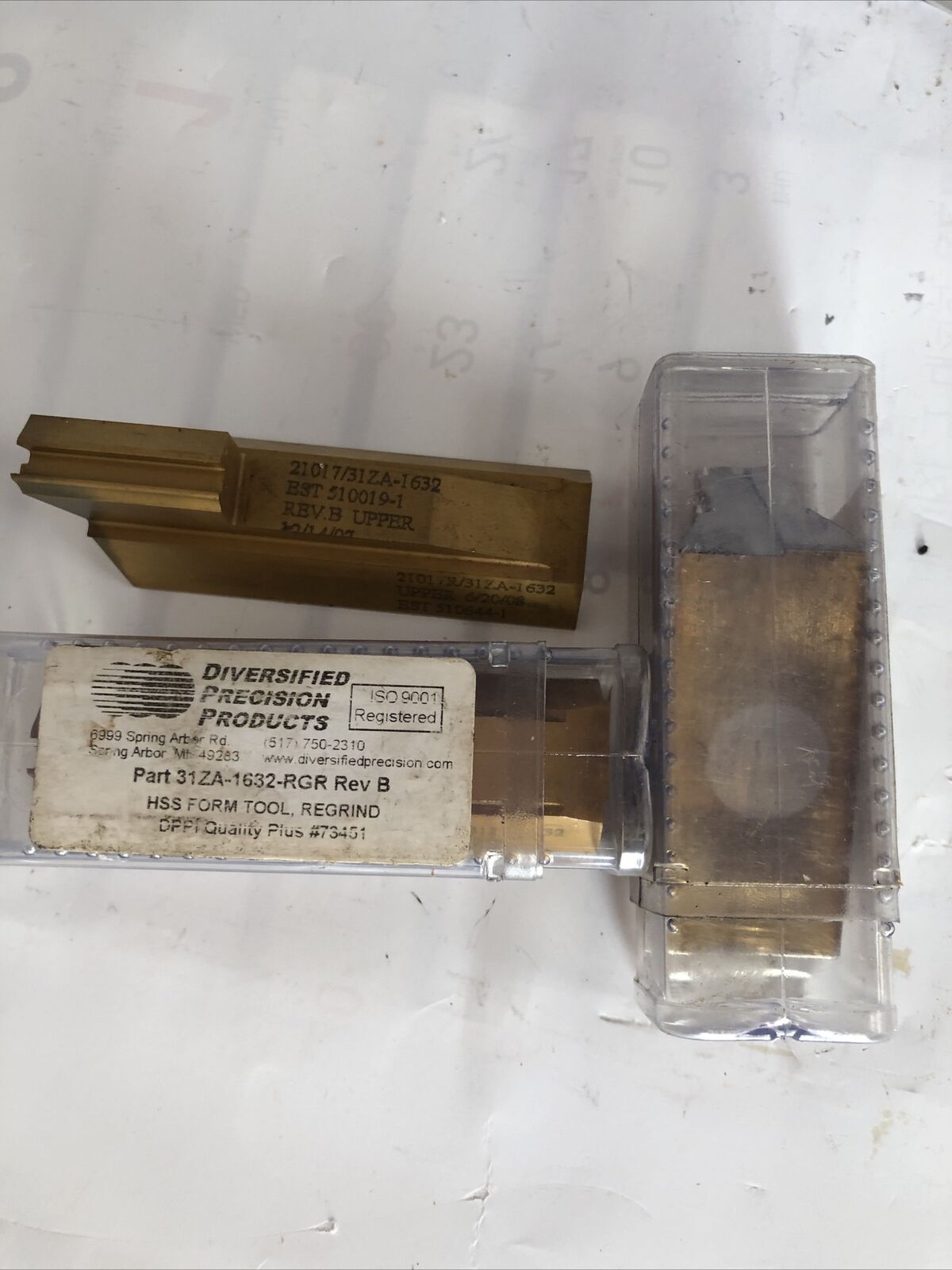 New Diversified 21017/31Za-1632,Est 510019-1 Lathe Hss 31Za-1632-Rgr Insert,Fl