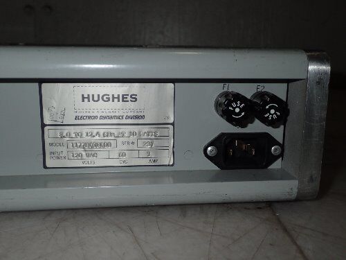 Hughes 1177H03f000 Traveling Wave Tube Amplifier 1177,8.0-12.4 Ghz At 10,120V,Bg