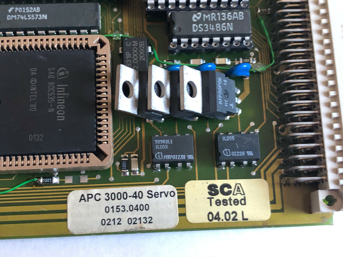 Sca Apc 3000-40 Servo Card,0153.0400,Sca 04.02L,Sv