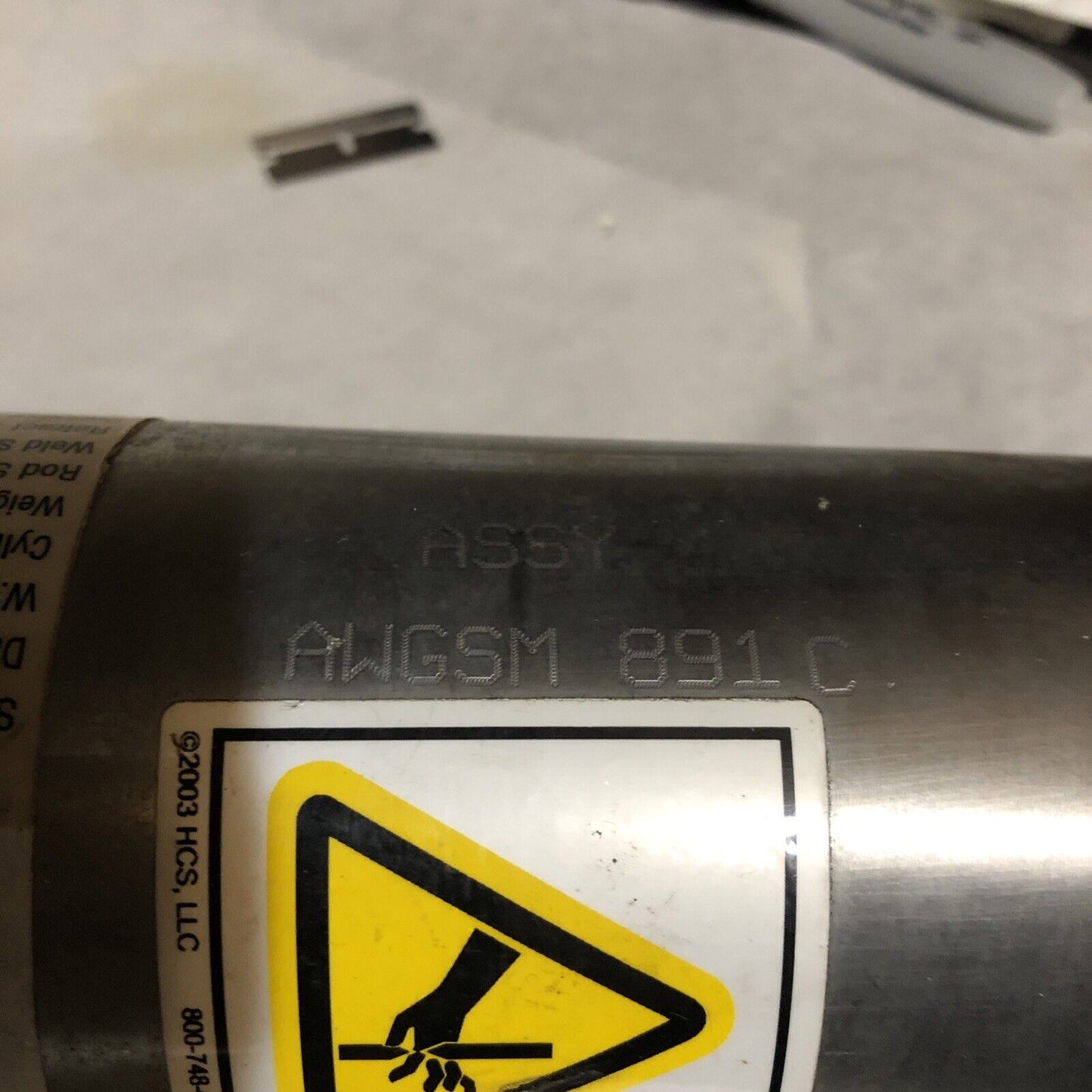 Milco Awgsm-891-C 456-10020-04 Pneumatic Welding Cylinder, 5"-Stroke,Bv