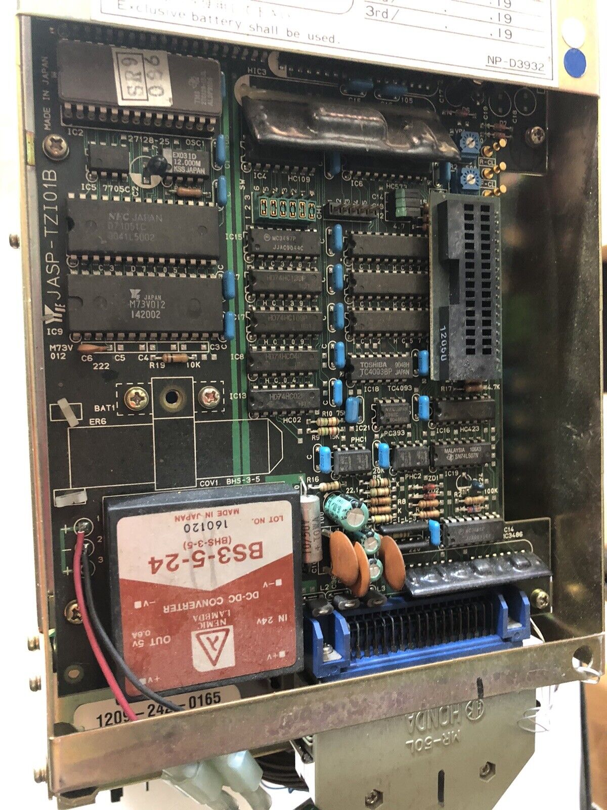 Yaskawa Cacr-Sr03tz0sfy01a,Cacr-Sr03tz9sfy01a,Jasp-Tzi01b  Servo Pack,Bg