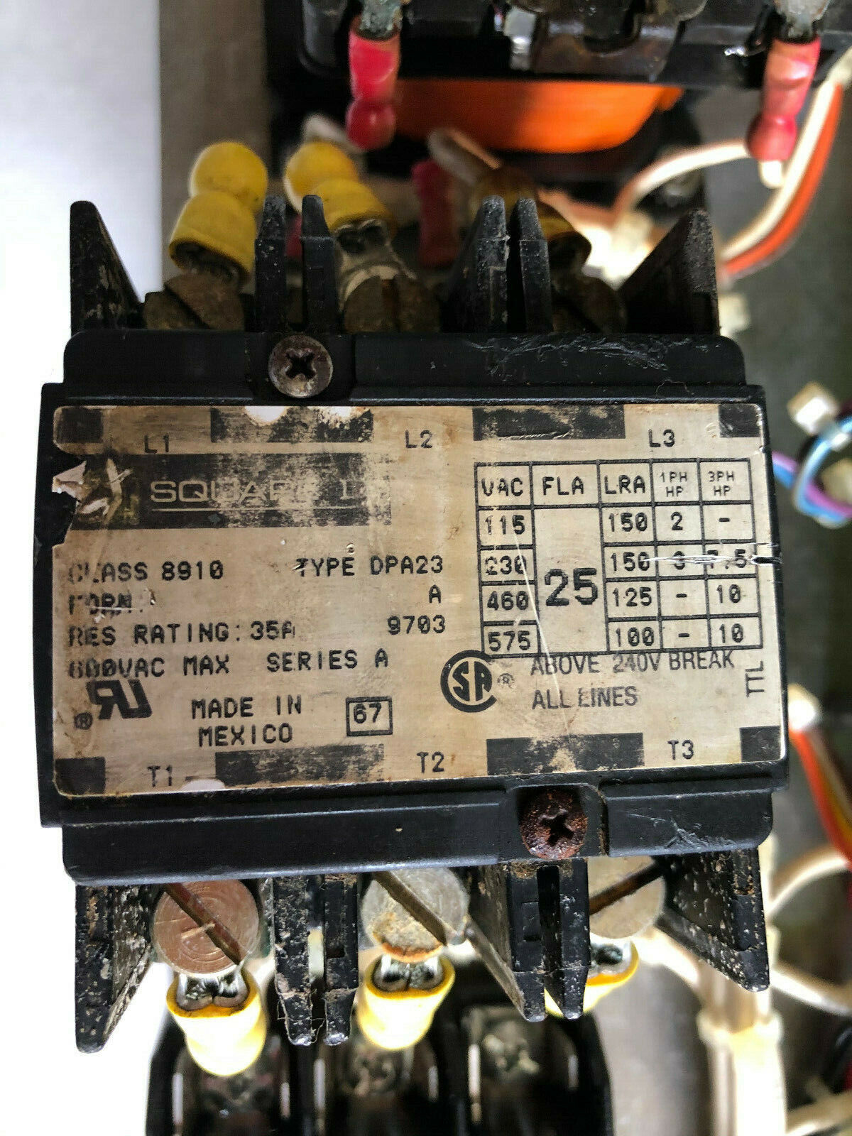 Ambitech Ss-4G-5X312m Motor Brake,Dpa23,3 Phase,460V,5Hp Mbi Tech 46-0012B,Cg