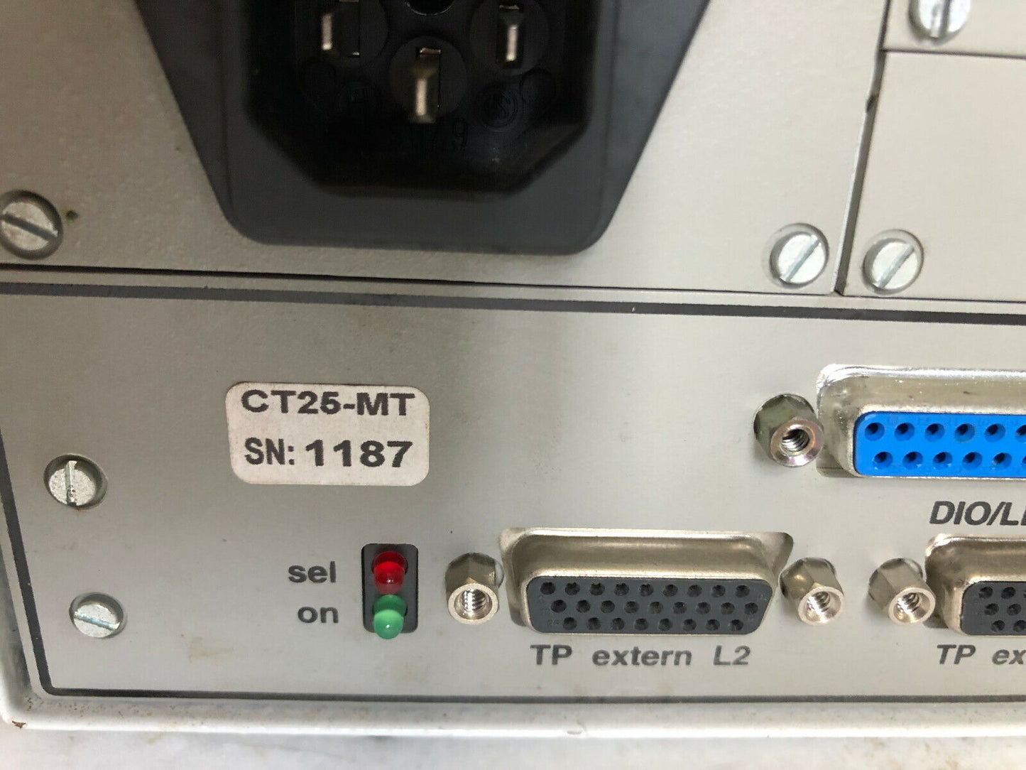 Tsk Ct25-Mt Cable Tester & 2 Scsi Cables 115/230 Vac Ct 25,40 Leis,Ct26-Mt,Ar