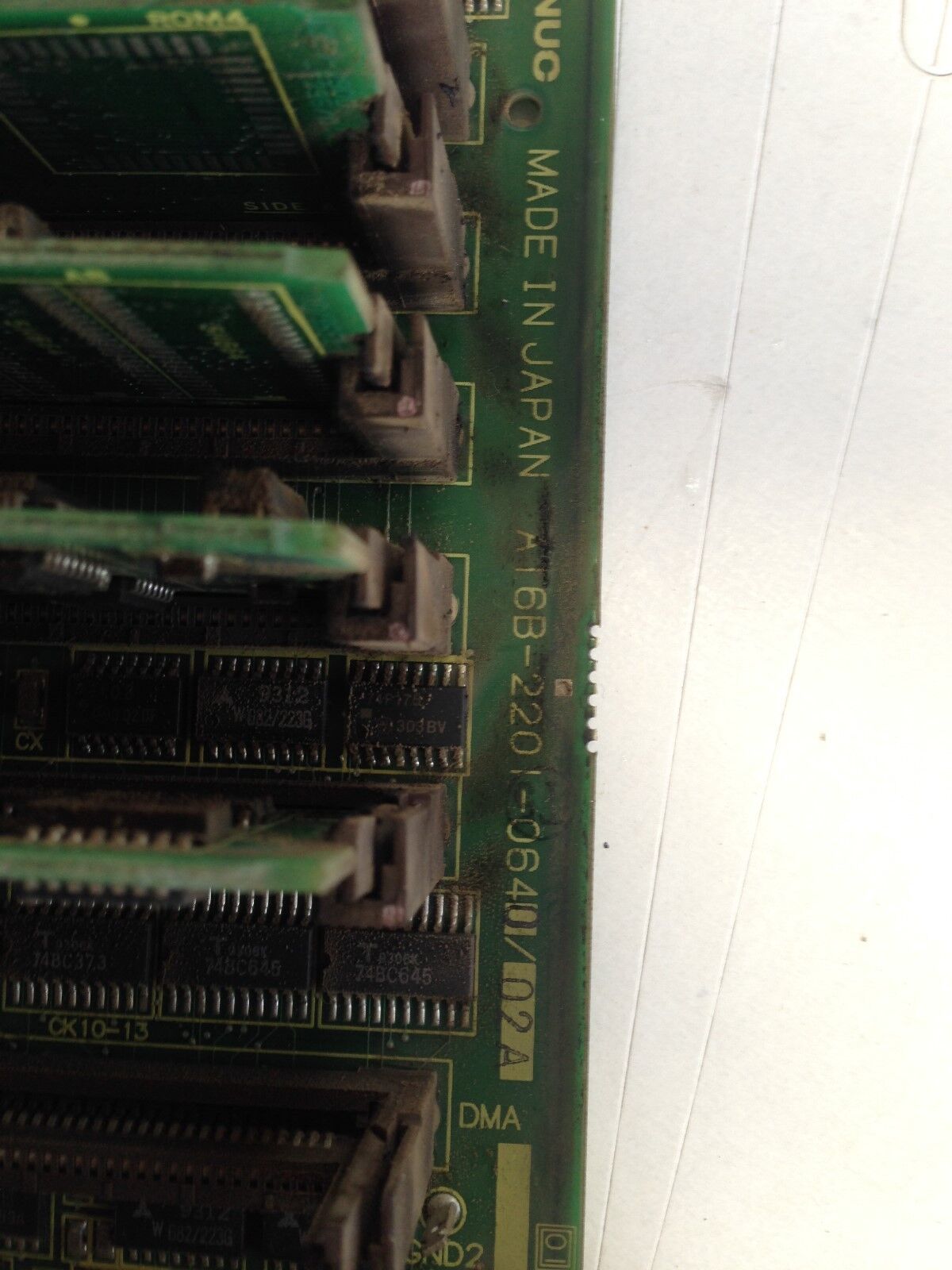 Fanuc A16b-2201-0640/02A Pc Control Card, Pcb, Circuit Board,Ey