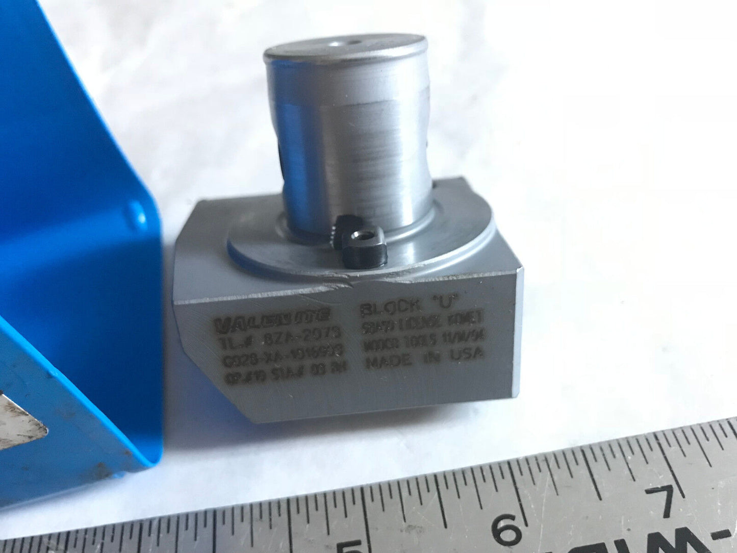 Valenite 8Za-2073 Abs-50 Shank Tool Block "U",  G028-Xa-1016903  Modco Sba50,Aj