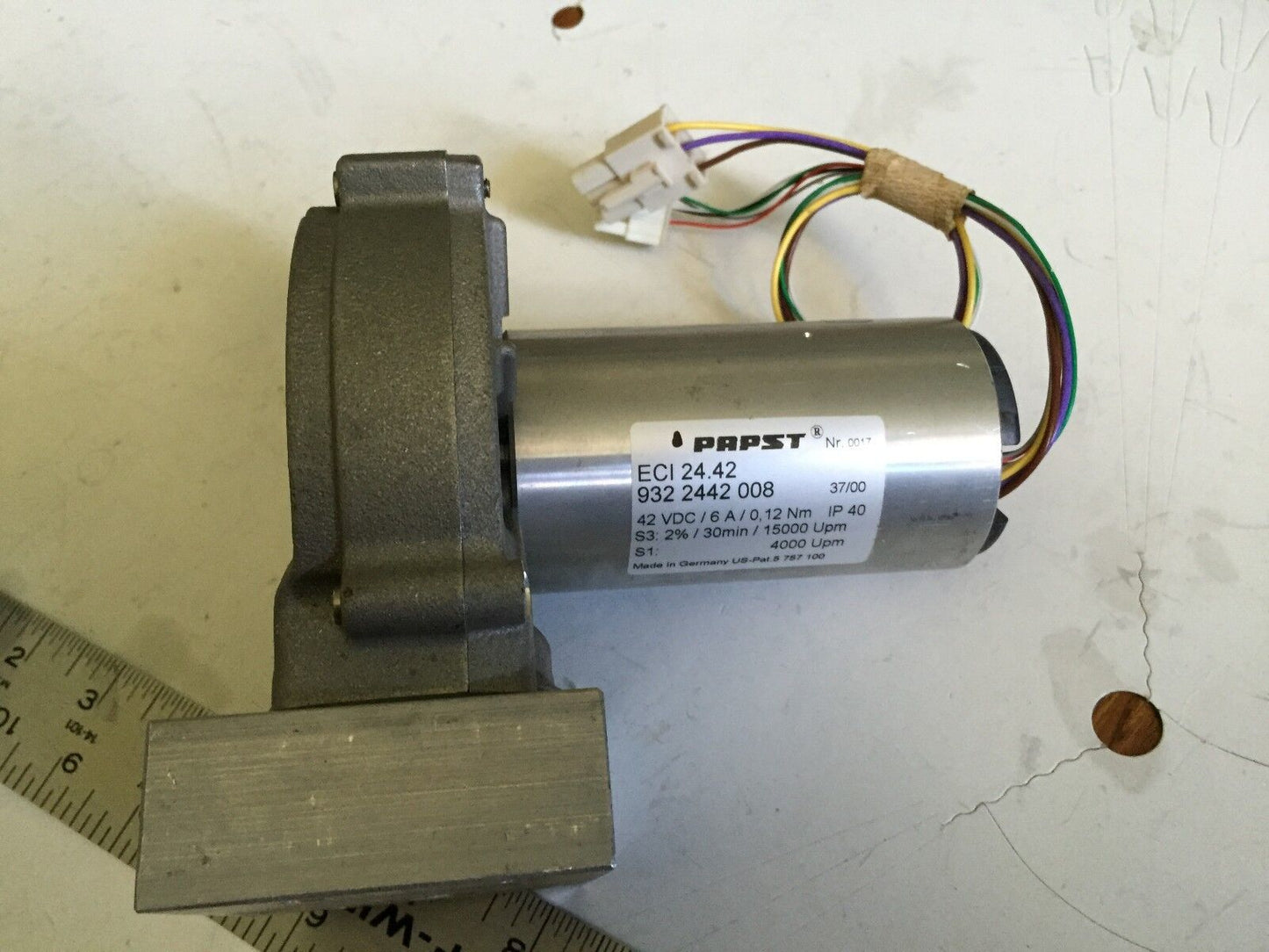 New Rietschle Sgp 16 02,Papst Eci 24.42,932 2442 008 Gardner Motor,Tg,Ec