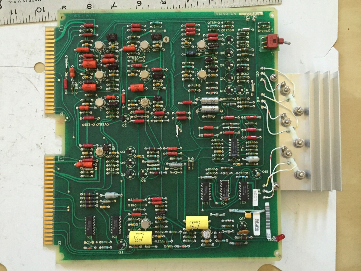 Teradyne Galve Ts180 X & Y Axis Driver Control Board,229-180-01/C 92429 B742 ,Ff