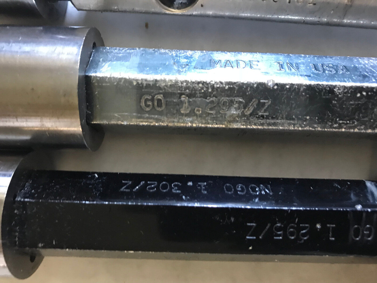 Lot Plug Gage Go Nogo Van Keuren .1.2950,1.3020,1.295/Z,1.302/Z,1.295,1.302,Es