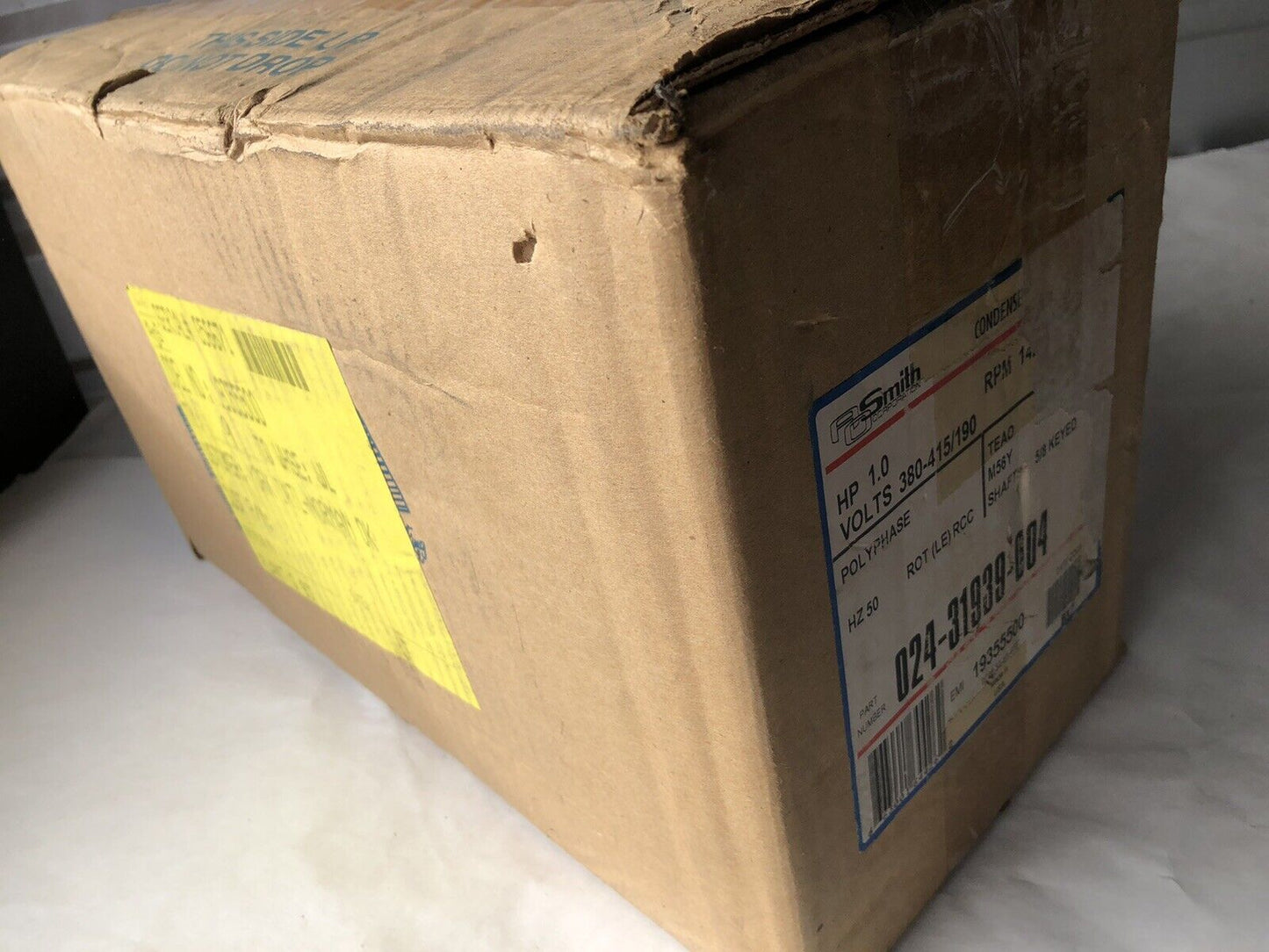 New A.O. Smith 8-193555-01 Motor M56y 1Hp 1425Rpm 380/415Vac 50Hz 3Ph Cond,Aj