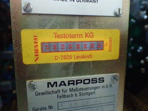 Marposs E24,F 8982000603,E24, F8910100104 Operators Control Panel,Ap