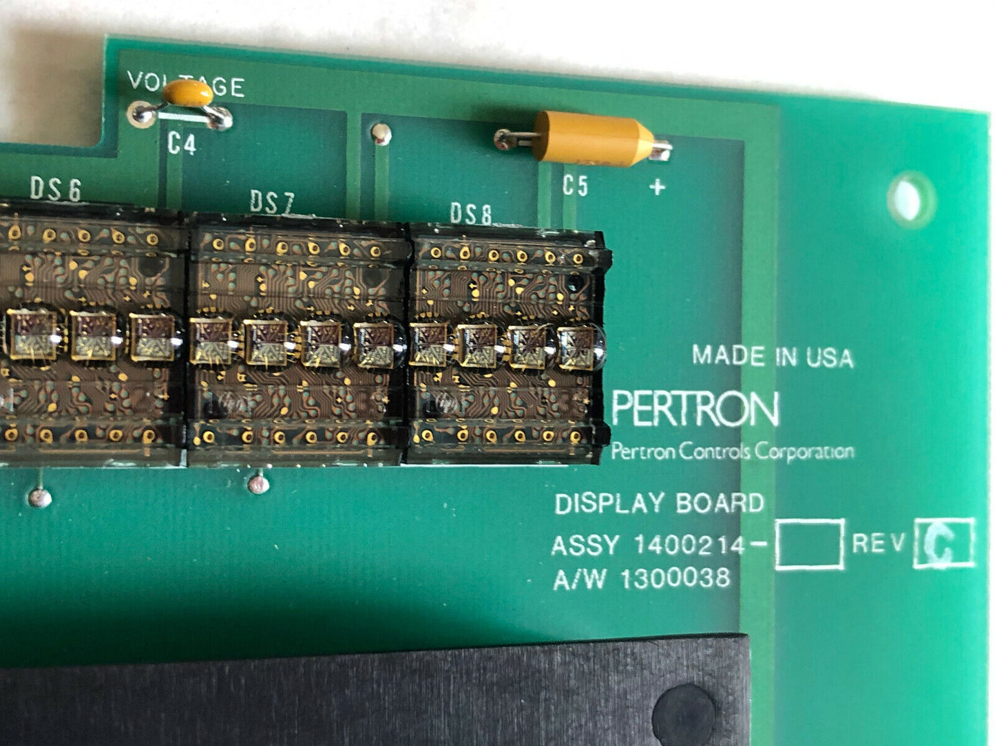 Pertron 1400214 Rev C 1300038 Display Board,Da