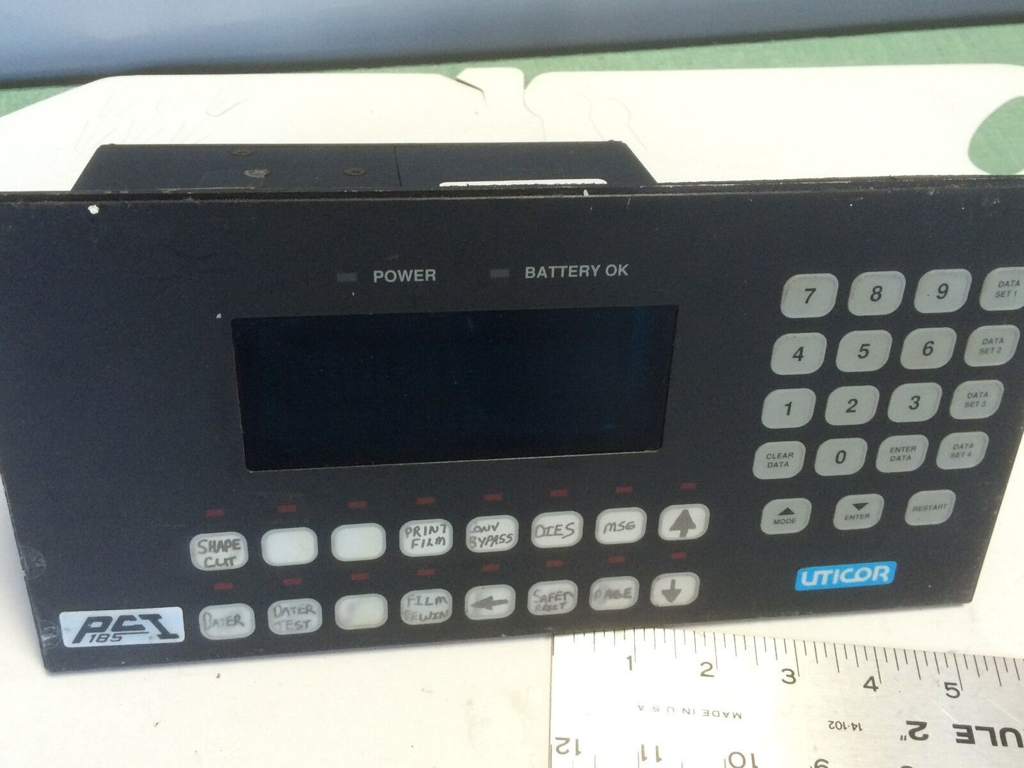Uticor 185-42A1n008e2 Operator Interface Panel, 115/230 Vac Pci 185,Bf