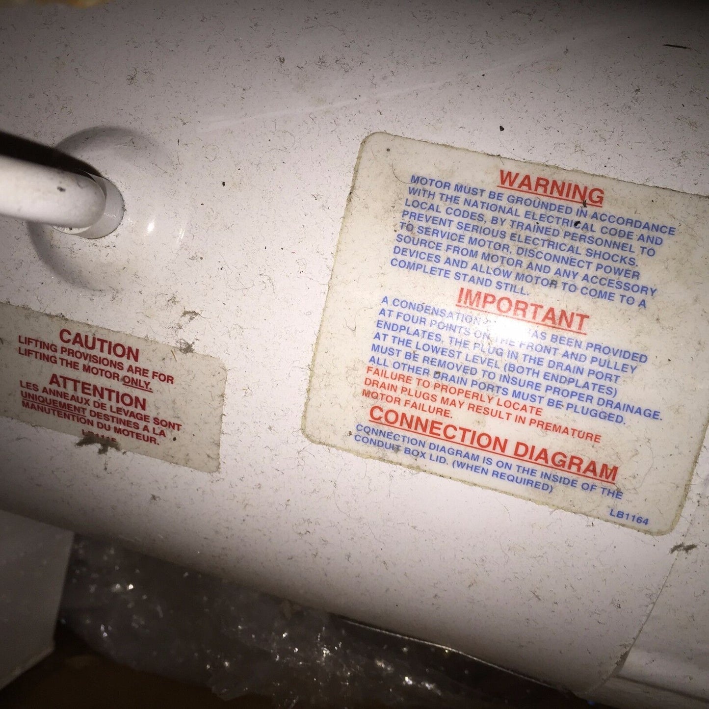 Baldor 36K80sw385g1,Jmwdm361xt,Balder Jhvdh3613t,7-1/2Hp Washdown Duty Motor,Al