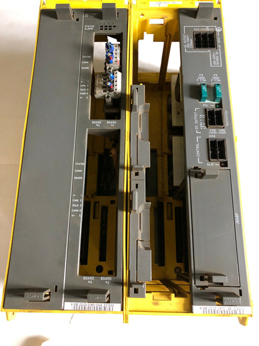 Fanuc A05b-2400-C061 Slot Rack,Board A16b-2203-0190/04A,A16b-2203-0370/13E,Cg