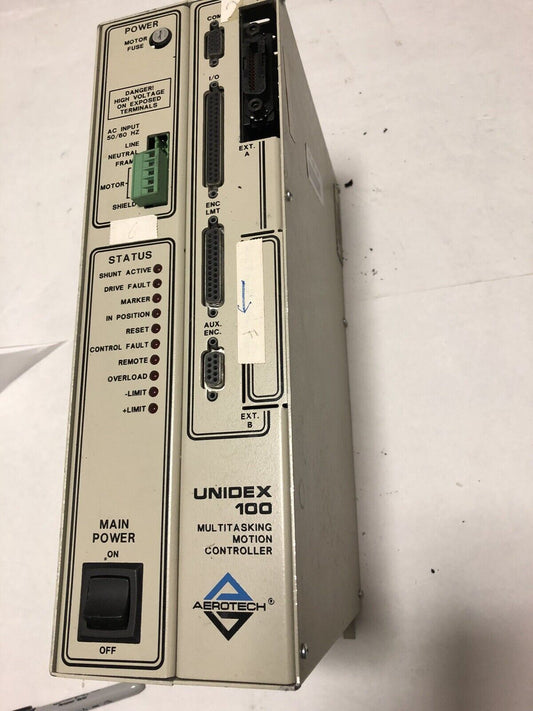 Areotech U100m-A-40-F.5/Ie488,Unidex-100,U100m-A-40-F.5 Motion Controller,Ez