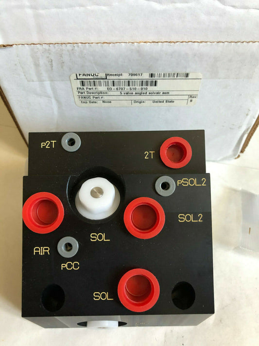 New Fanuc E0-6707-510-010,Eo-6707-510-006 Valve Angled Solvair Kates Mp-0149,Tk