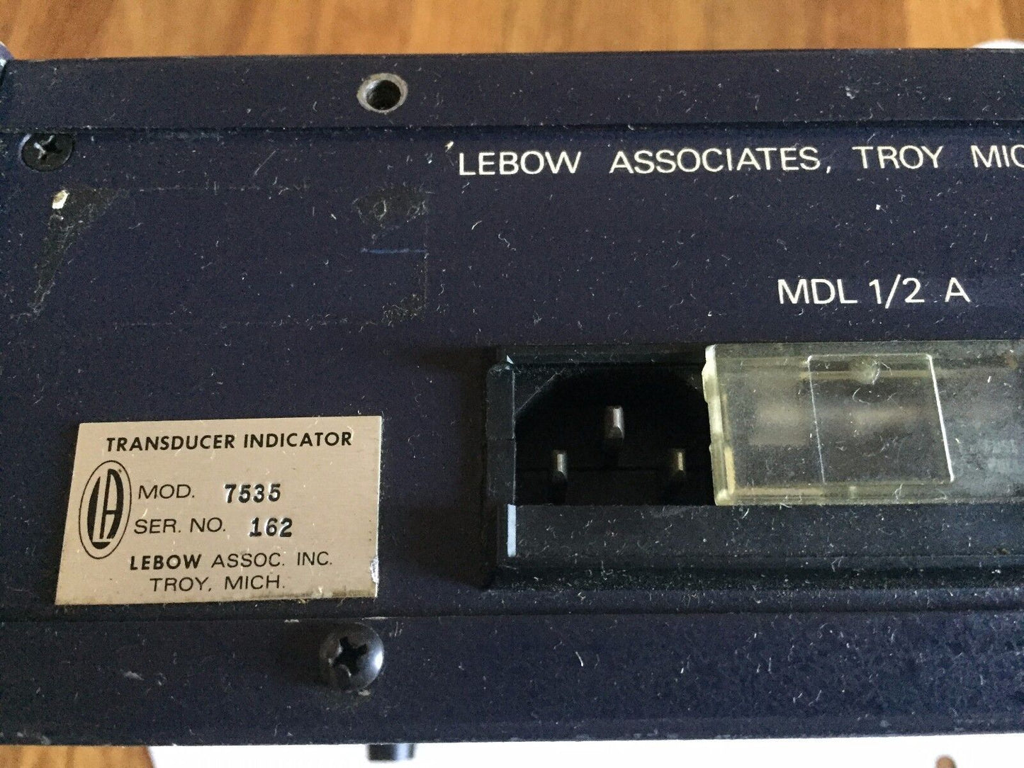 Lebow 7535,Lebow Associates 7535 Transducer Digital Indicator,Ad