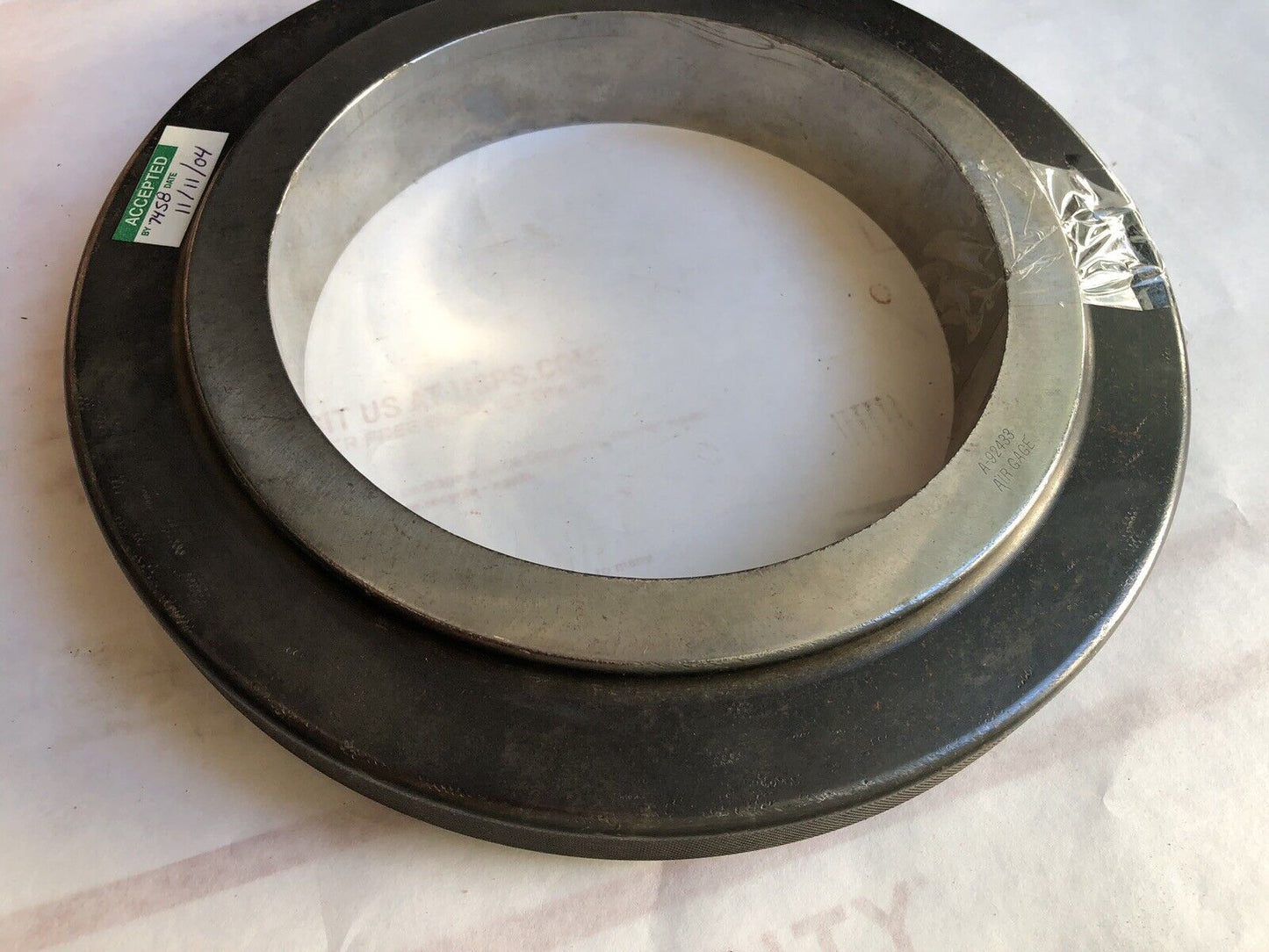 Air Gage Bore Setting Ring,Gr1-M-6.621-Xx-Min,A-92433,Th