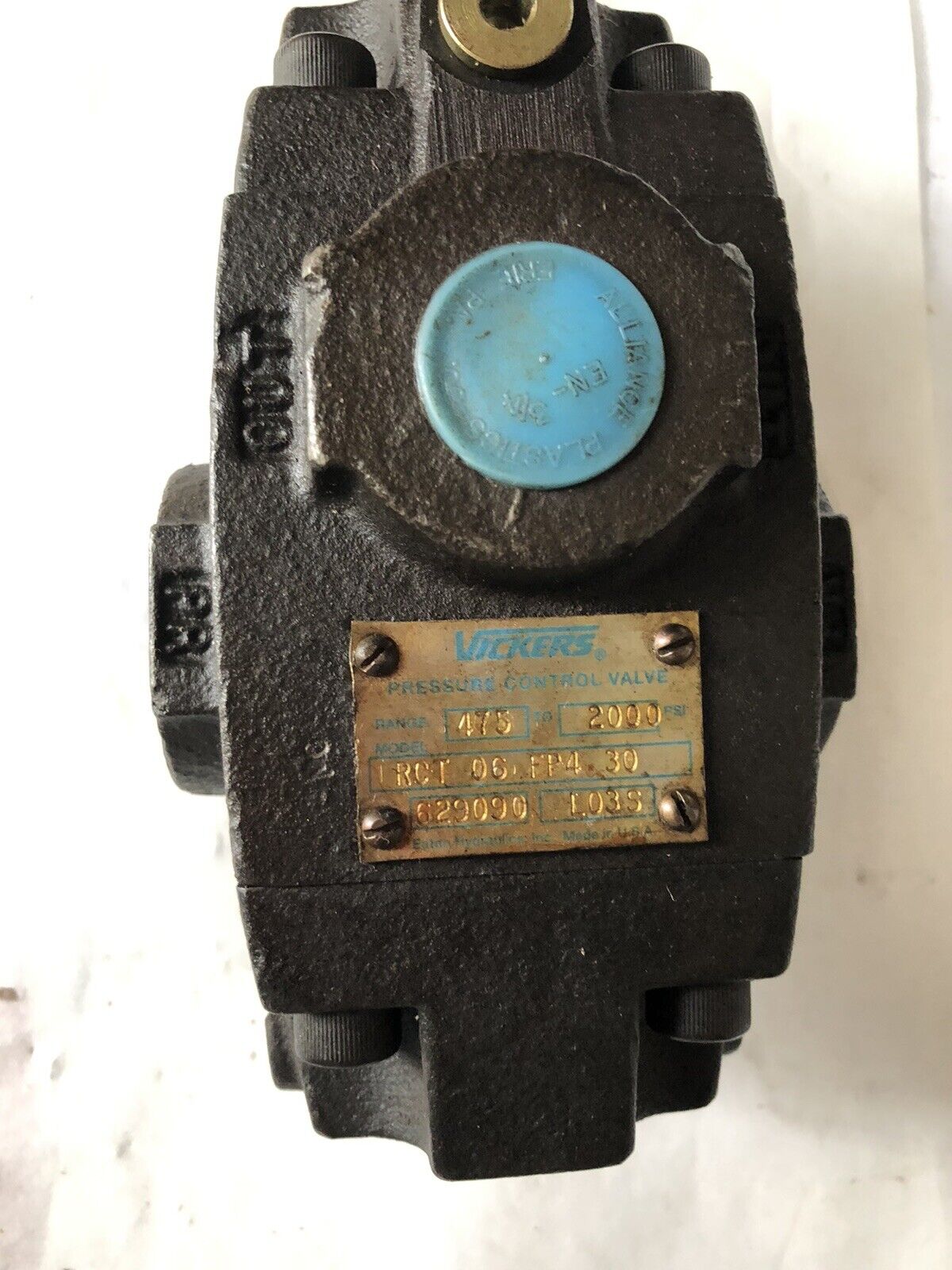 Vickers Rct-06-Fp4-30,Rct 06 Fp4 Hydraulic Pressure Control Valve 629090,L03s,Bx