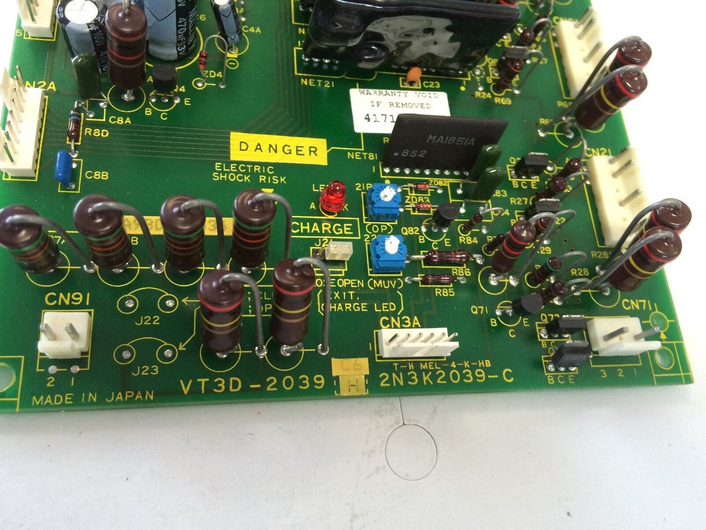 Toshiba Vt3d-2039, 2N3k2039-C Drive Control Board T-H-Mel-4-K-Hb,Dj