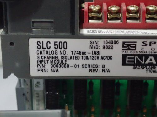 Allen Bradley 1746-P2,Slc-500 Plc Expansion Rack,1746Sc-Ia8i,1746-Ox8,1747-Sn,Ec