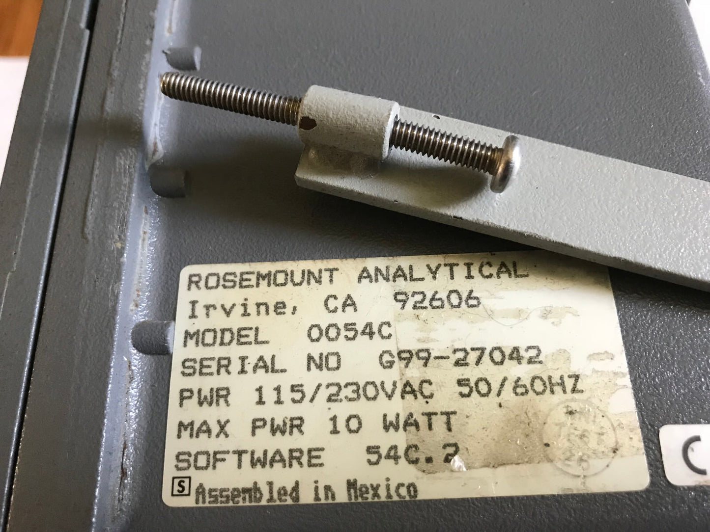 Rosemount 0054C,Rosemount 54 Analytical Temperature Control 0054C Model 54,Eq