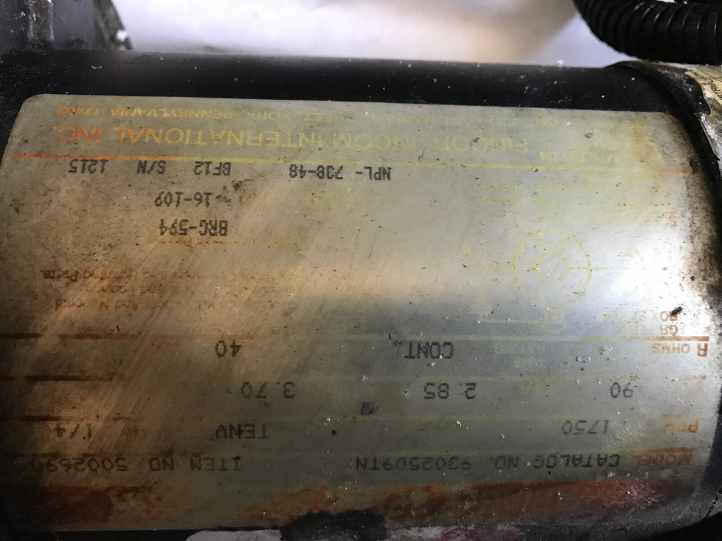 Fincor 9302509Tn Dc Motor  Browning E 1 Gear Motor Rba2 Controller Beta Ii,Sr