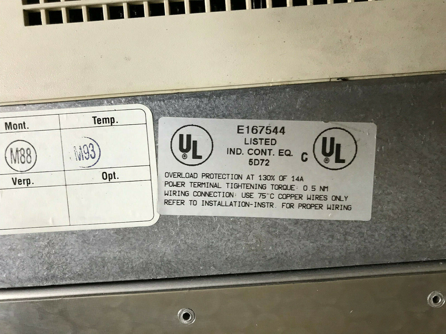 Keb Combivert 14.F4.C1e-3440/1.4,14.F4. C1e-3440/1 4,11 Kva (No Front Cover),So