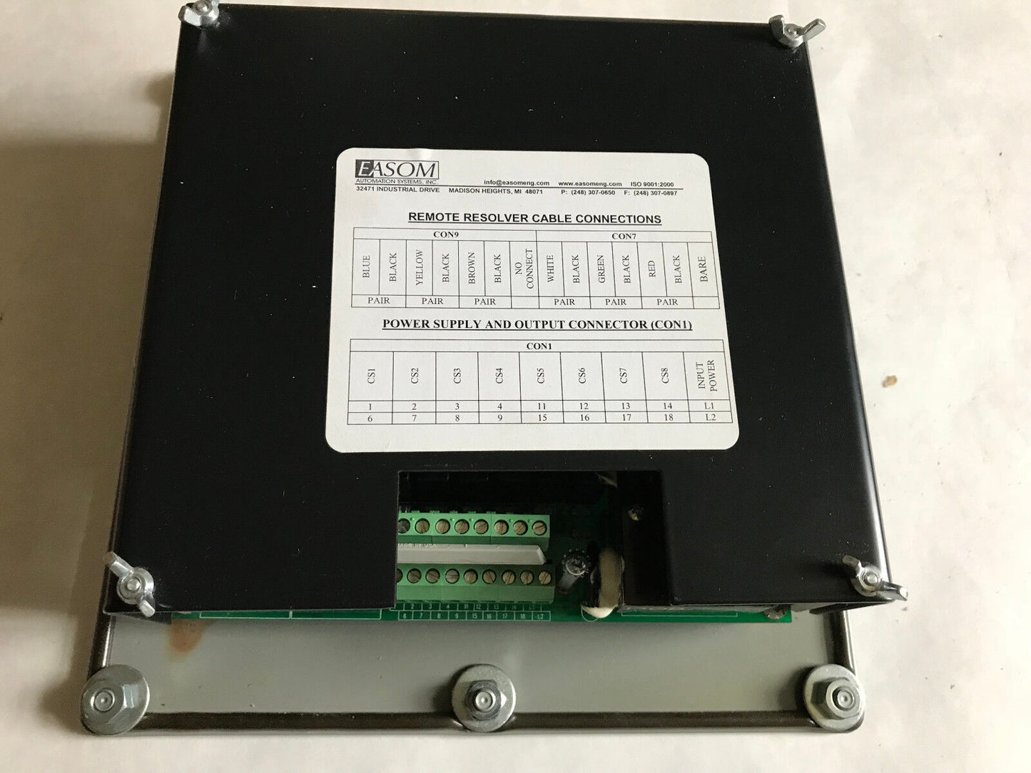New Easom Es-5008-12-Ac-120 Digi-Dog Programmable Limit Switch Panelview,Sb