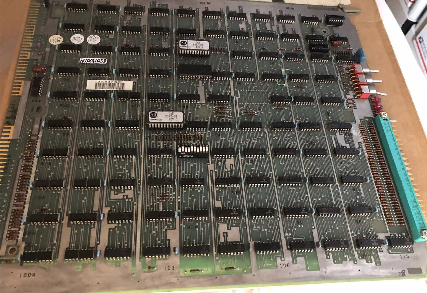 Allen Bradley 634483C,Rc02060258,100A Plc Board,Fj