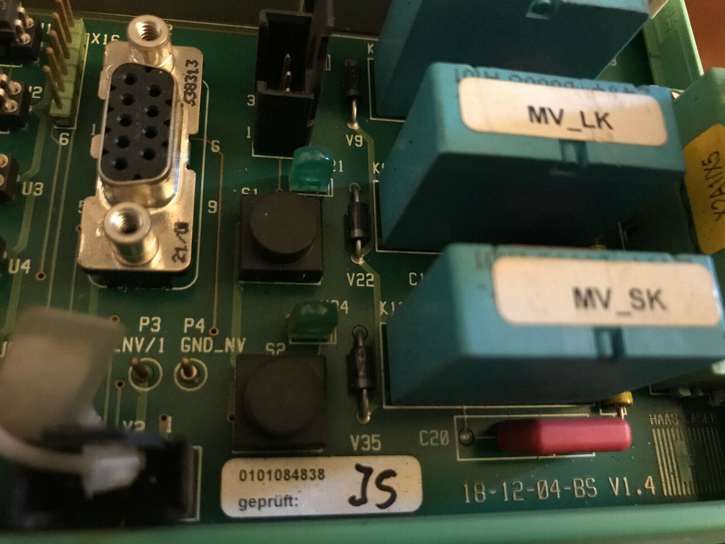 Haas Laser 18-12-04-Bs V1.4  Laser Control Circuit Board,Hass 18-12-04-Bs,Sr