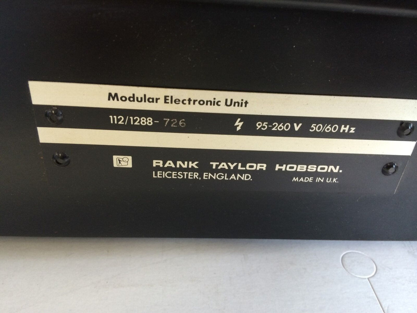 Taylor Hobson 112/1288-726 Modular Electronic Plc Unit,95-260Vac,Rank Taylor,Bf