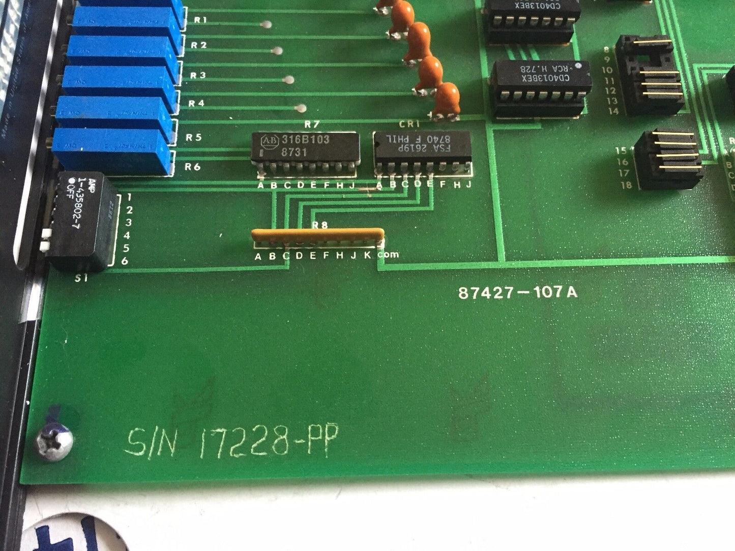 Vitec 53266-1,Vitec 87427-107A Relay Module Pcb Board,Ed