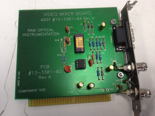 Ram Optical 13-3301-03 Video Mixer 13-3301-04 Rev A  Pcb Board,Ah