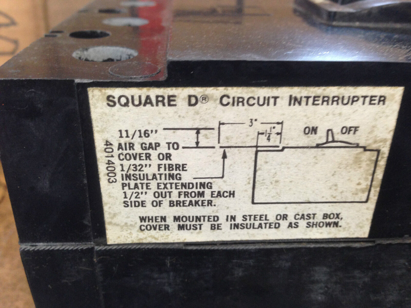 New Square-D Kal 26000 Molded Case Switch,2-Pole,225Amp Max,600Vac,1-Kal26000,Ar