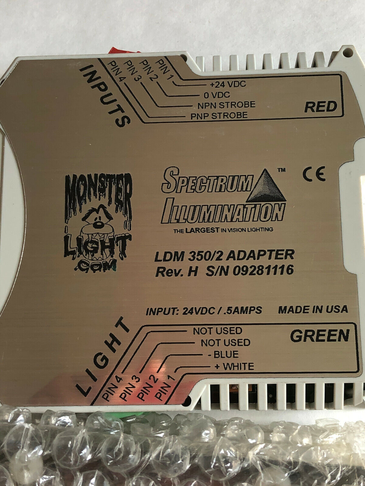 New Spectrum Illumination Mll16-850,Ldm 350/2 Adapter Controller,Am