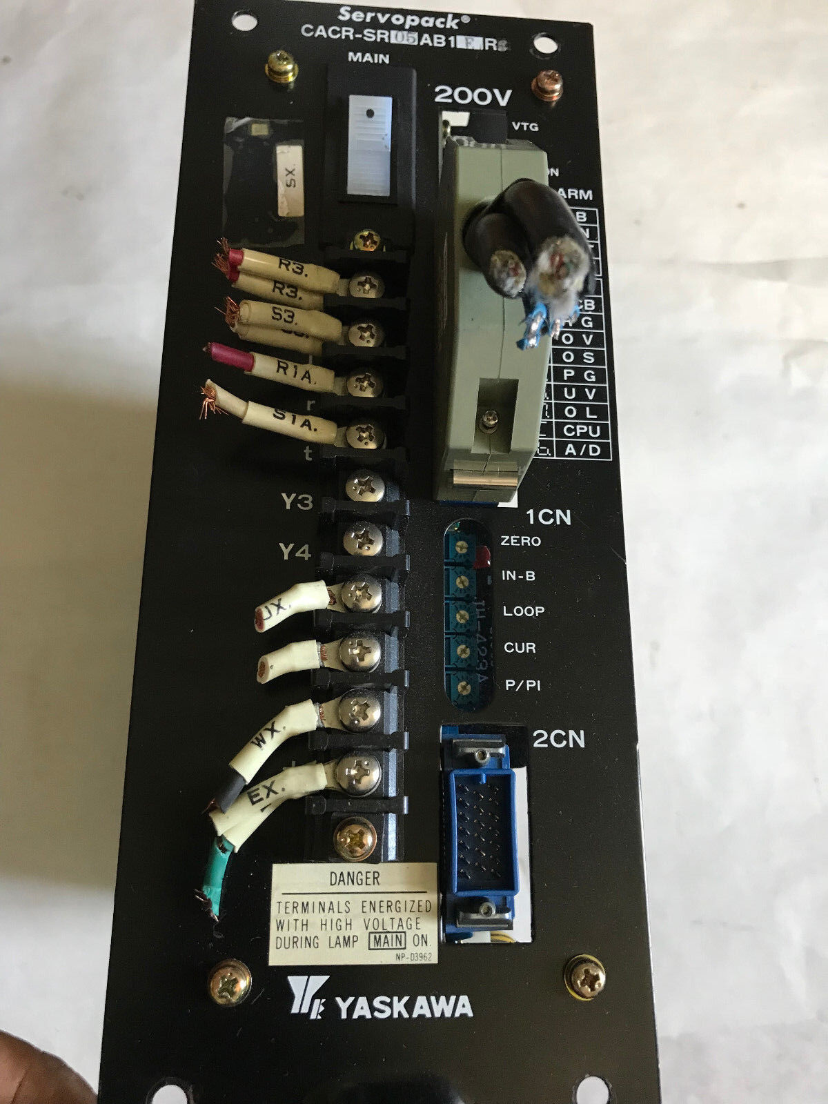 Yaskawa Cacr-Sr05ab1er Servo Drive Df8202843 Servopack Cacr-Sr,Cacr-Sr05rba1,Ax